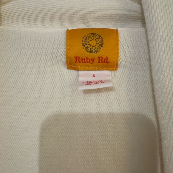 Ruby Rd. Cream Open-Front Sweater - Picture 5 of 6